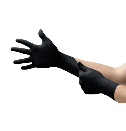 ADEENA® PHANTOM® PHM915 MEDICAL GRADE LATEX GLOVES (BLACK)