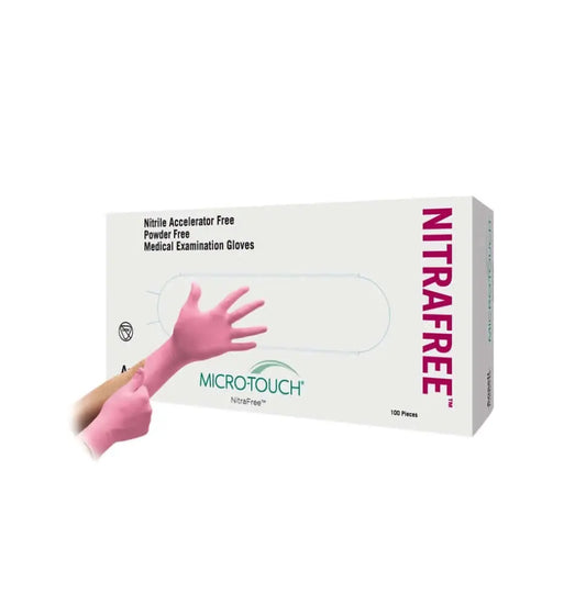 MICRO-TOUCH® NITRAFREE™ NITRILE GLOVES (PINK)