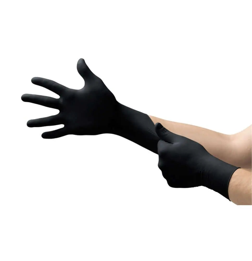 MICROFLEX® MIDKNIGHT™ TOUCH 93-732 NITRILE GLOVES (BLACK)