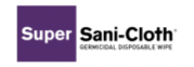 Purple and Black Sani-Cloth Logo